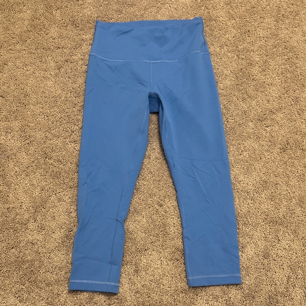 Lululemon Athletica Blue Crop Leggings